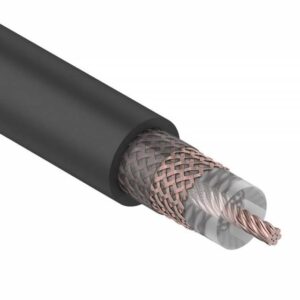 Кабель коаксиальный RG-213 50 Ом, (CU, оплетка CU), черный