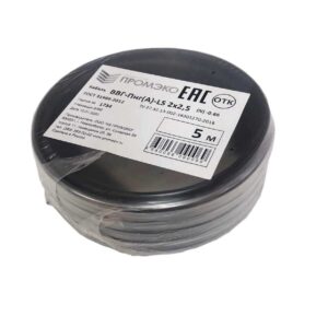 Кабель Промэко ВВГпнг(A)-LS 2x2.5 5 м ГОСТ