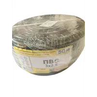 Провод Промэко ПВС 3x2.5 50 м ГОСТ цвет черный